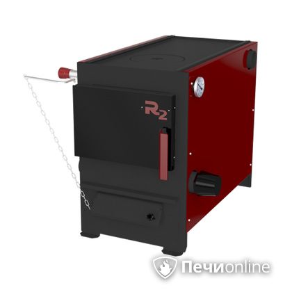 Твердотопливный котел Термокрафт R2 15 кВт конфорка термометр круглый выход в Добрянке